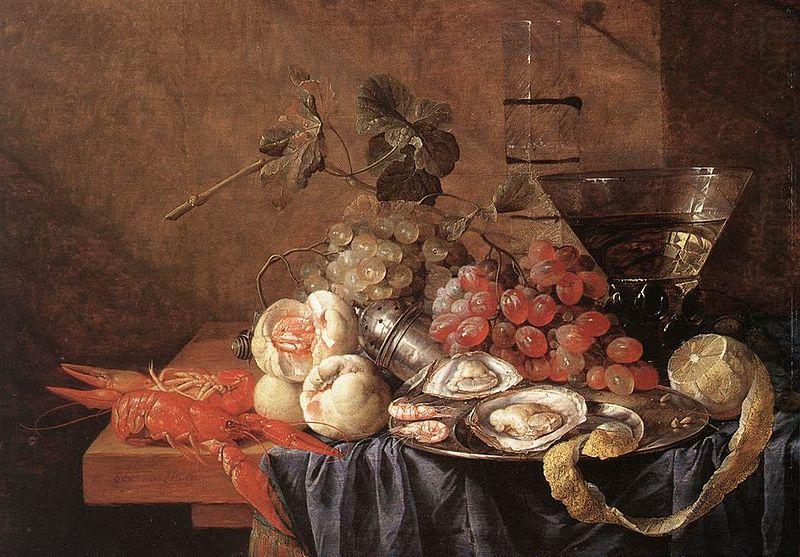 Fruits and Pieces of Seafood, Jan Davidz de Heem